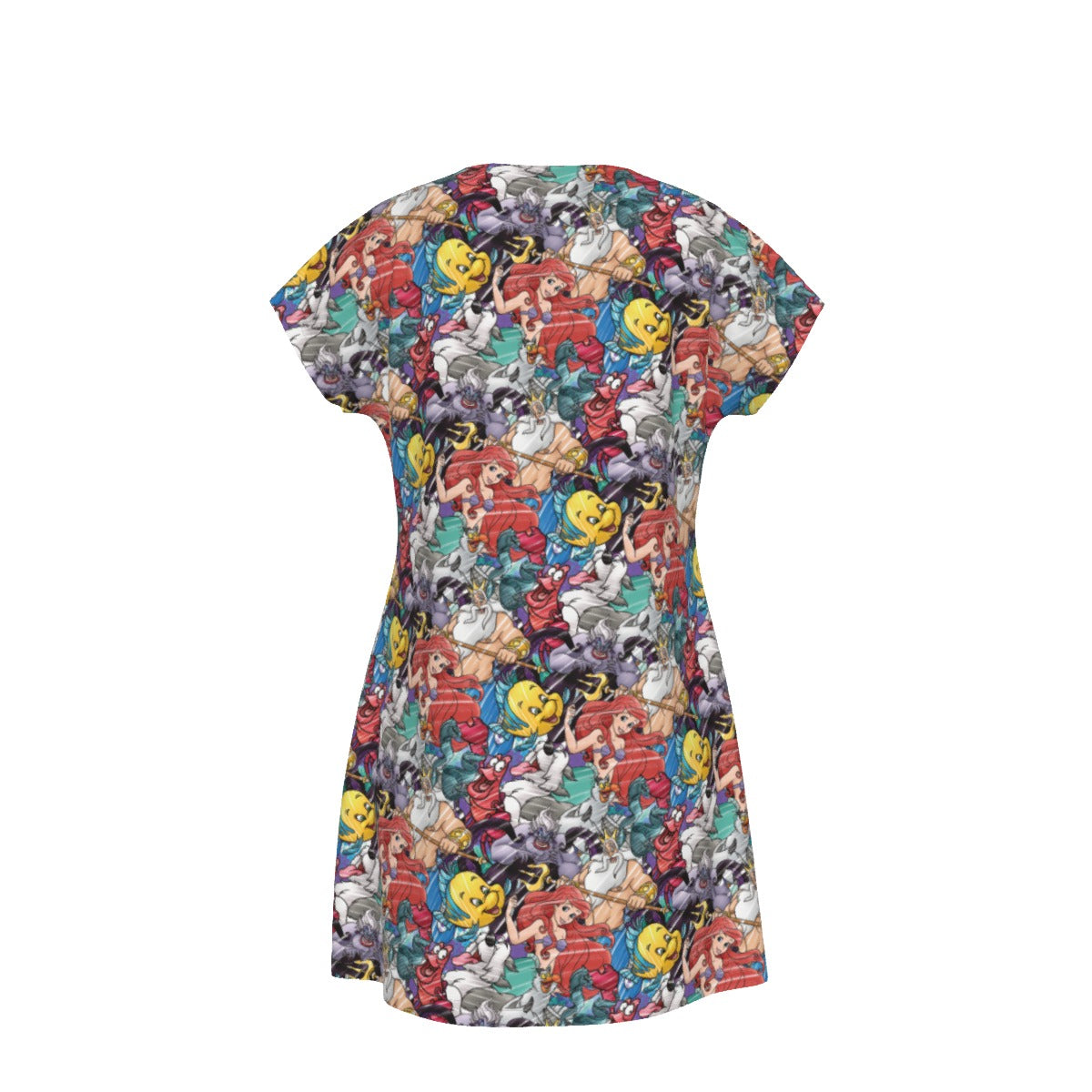 Undersea Crew Sketch - Women's T-Shirt Dress