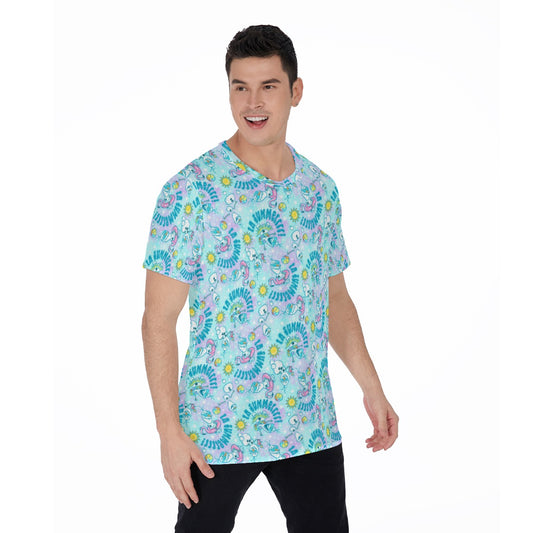 Sun-Kissed Snow Friend - Men's Short Sleeve T-Shirt