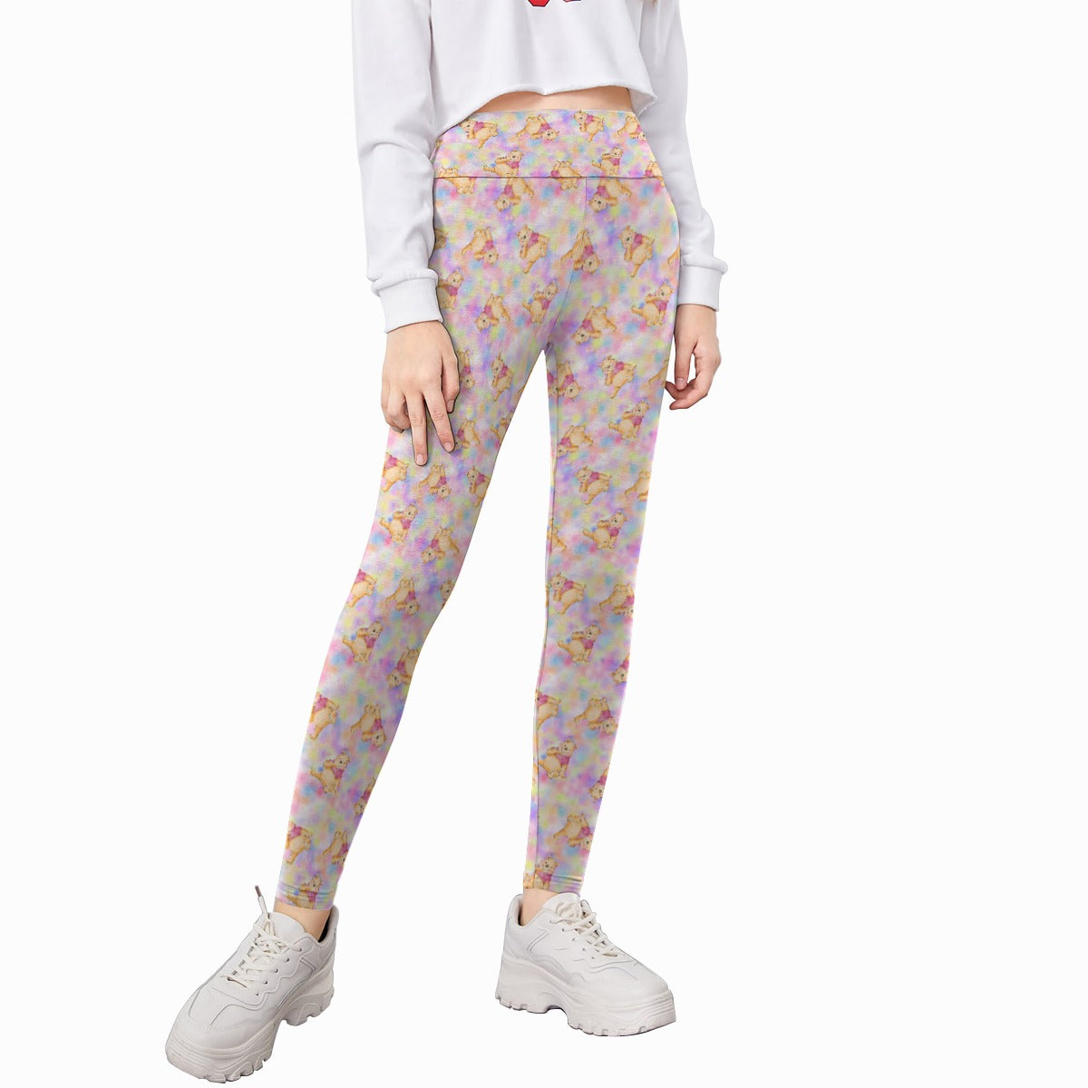 Watercolor Honey Bear - Kid's Leggings