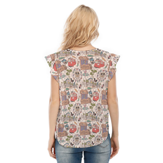 Original DCA - Women’s Flutter Sleeve Top
