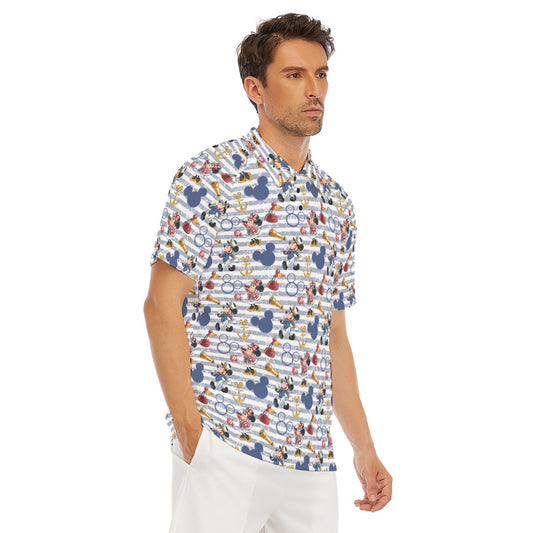 Captain and First Mate at Sea - Men's Polo Shirt