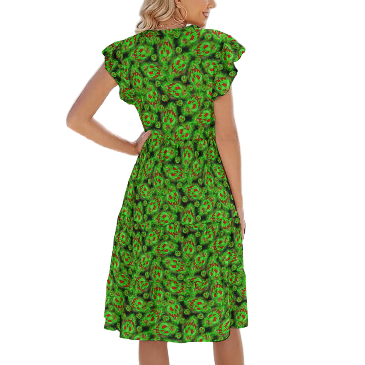 Just One Bite - Women's Tiered Pocket Midi Dress