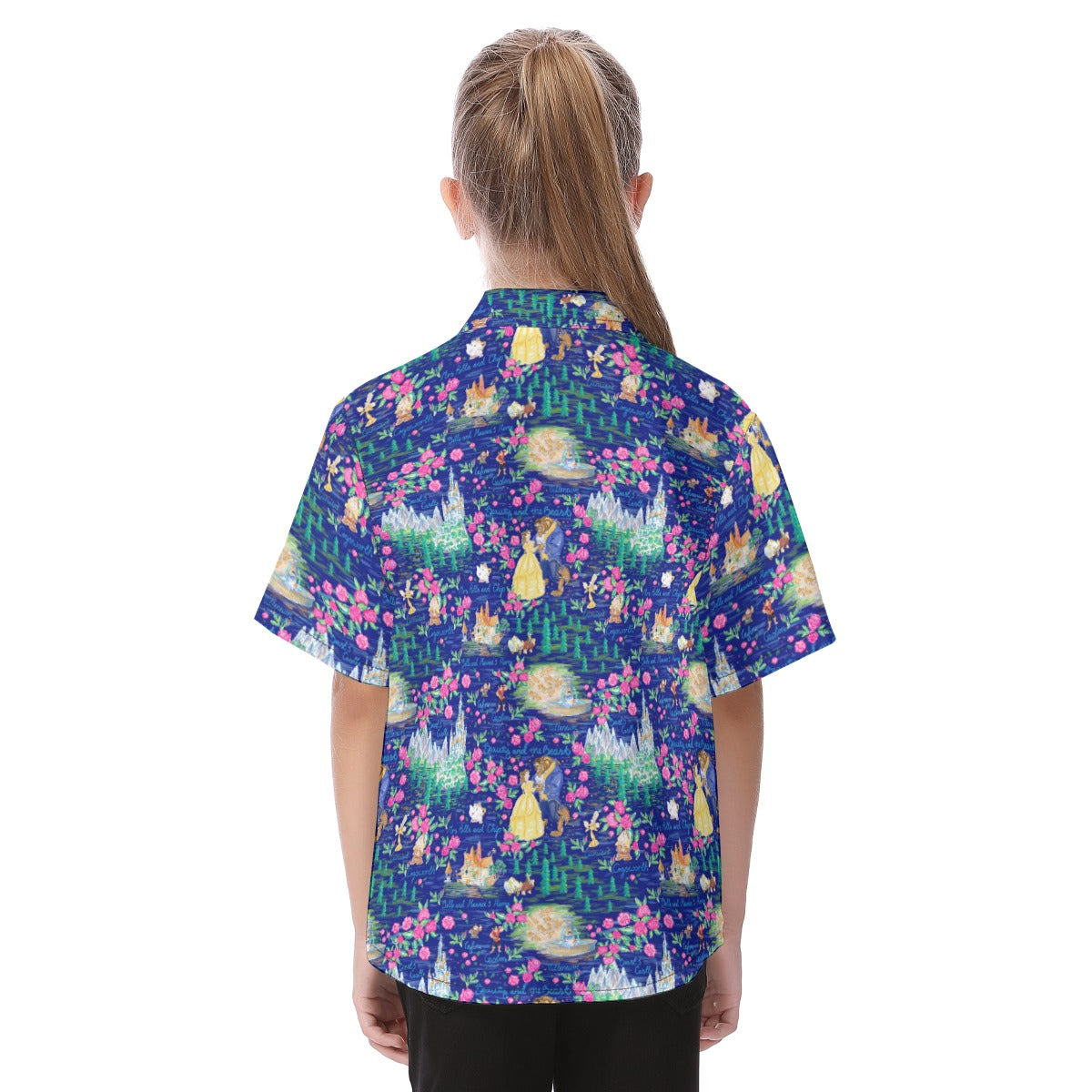 Enchanted Forest Romance - Kid's Hawaiian Button Up Shirt