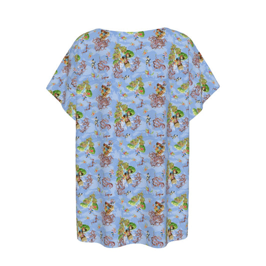 Briar Patch Splash - Women’s Relaxed Fit Scoop Tee