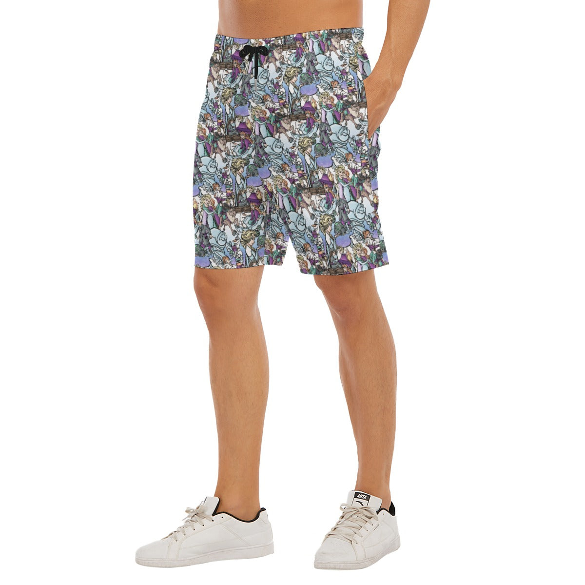 Enchanted Winter Journey - Men’s Pocket Beach Shorts