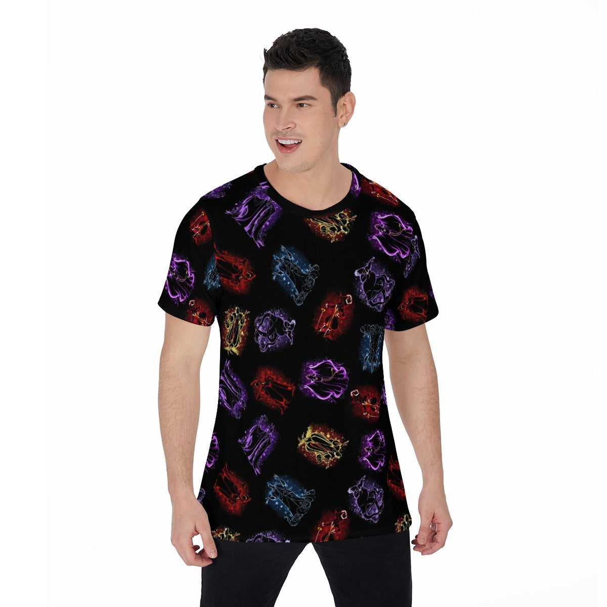 Villain Silhouettes Sparkle - Men's Short Sleeve T-Shirt