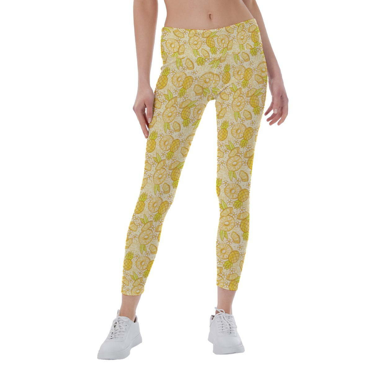 Summer Fruits - Pineapple - Women's Yoga Leggings
