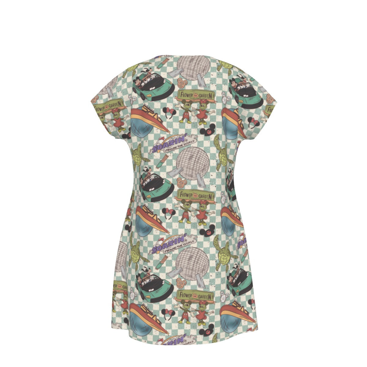 Hand Drawn EC - Women's T-Shirt Dress