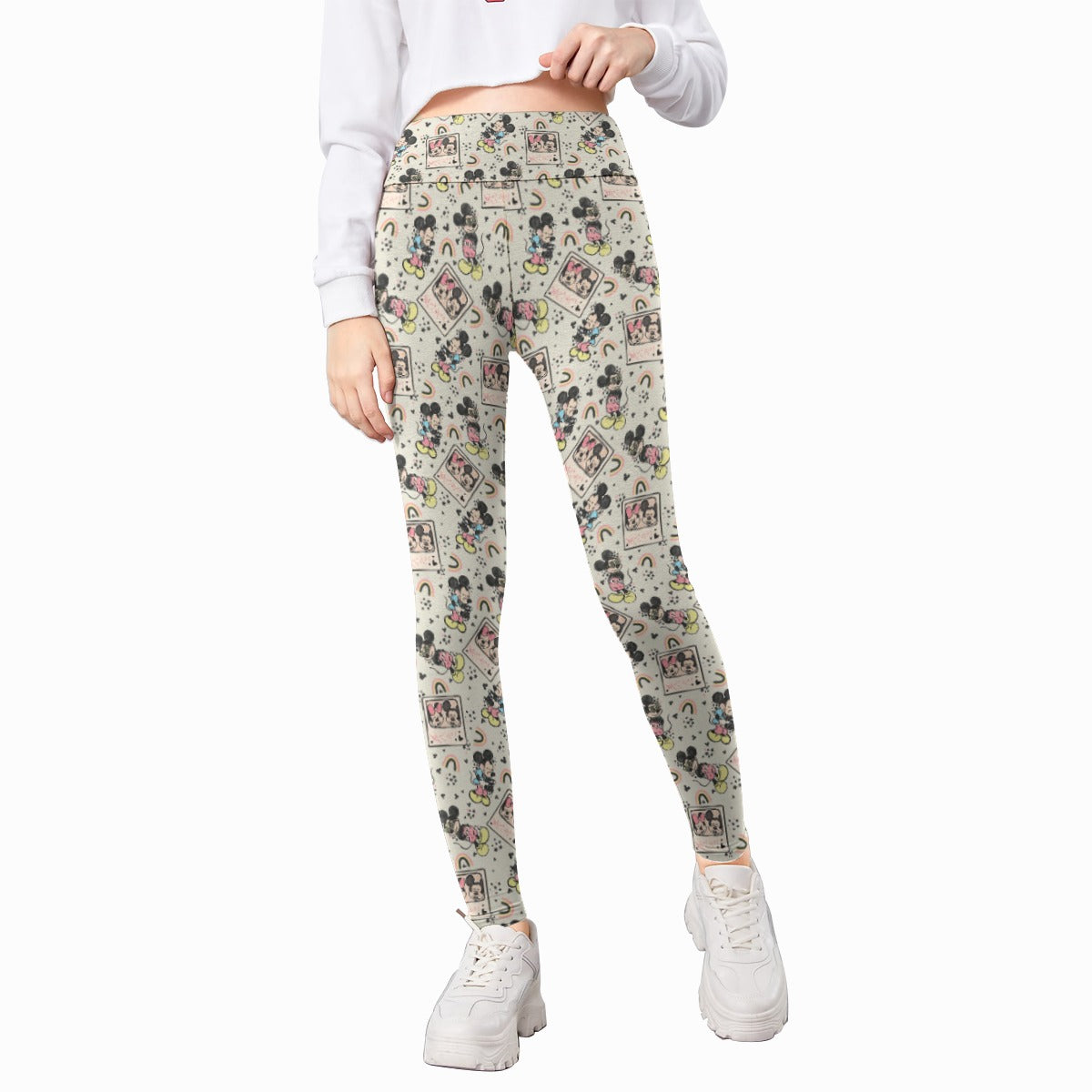 Retro Camera Mouse - Kid's Leggings