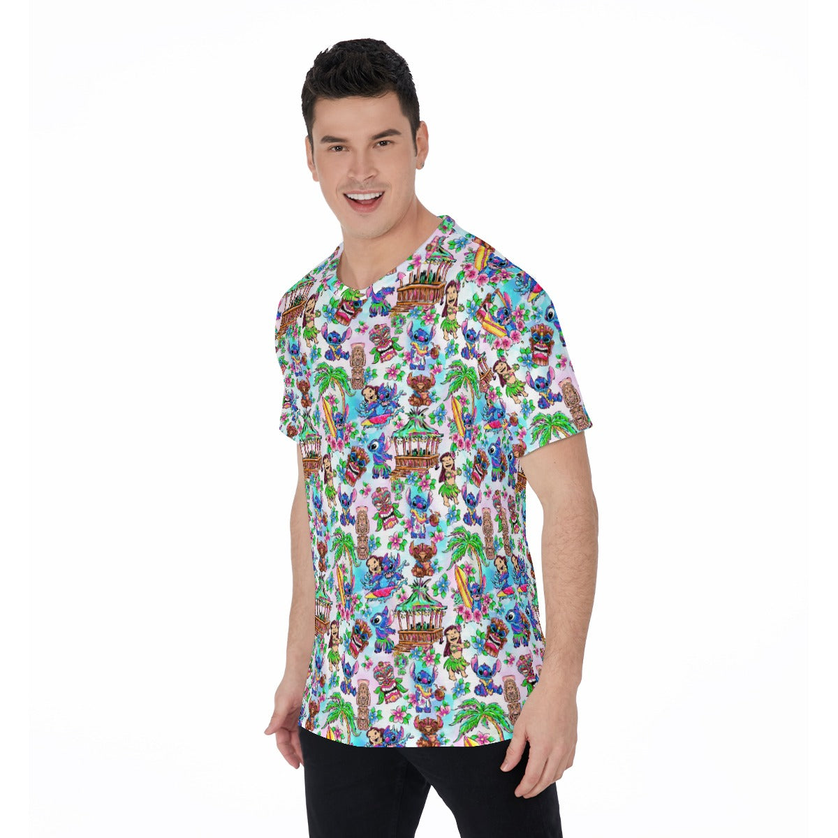 Bright Island Chaos Hand Drawn - Men's Short Sleeve T-Shirt