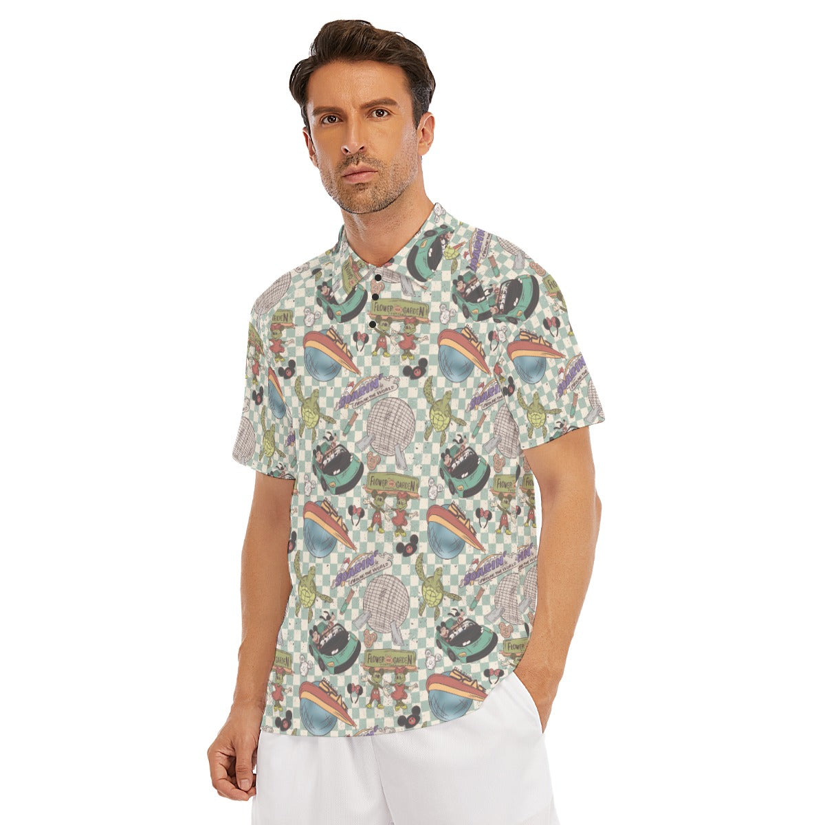 Hand Drawn EC - Men's Polo Shirt