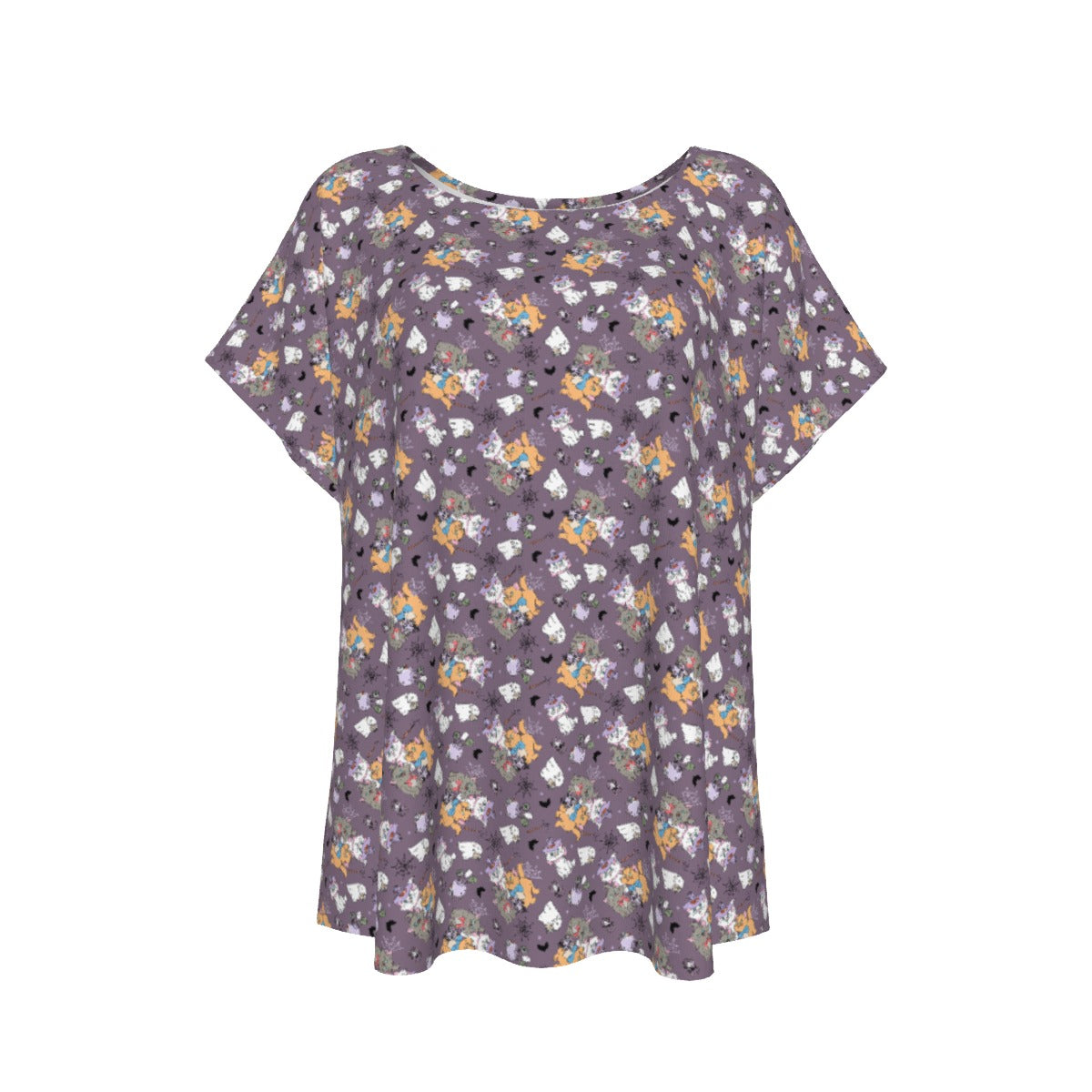 Spooky Fancy Felines - Women’s Relaxed Fit Scoop Tee