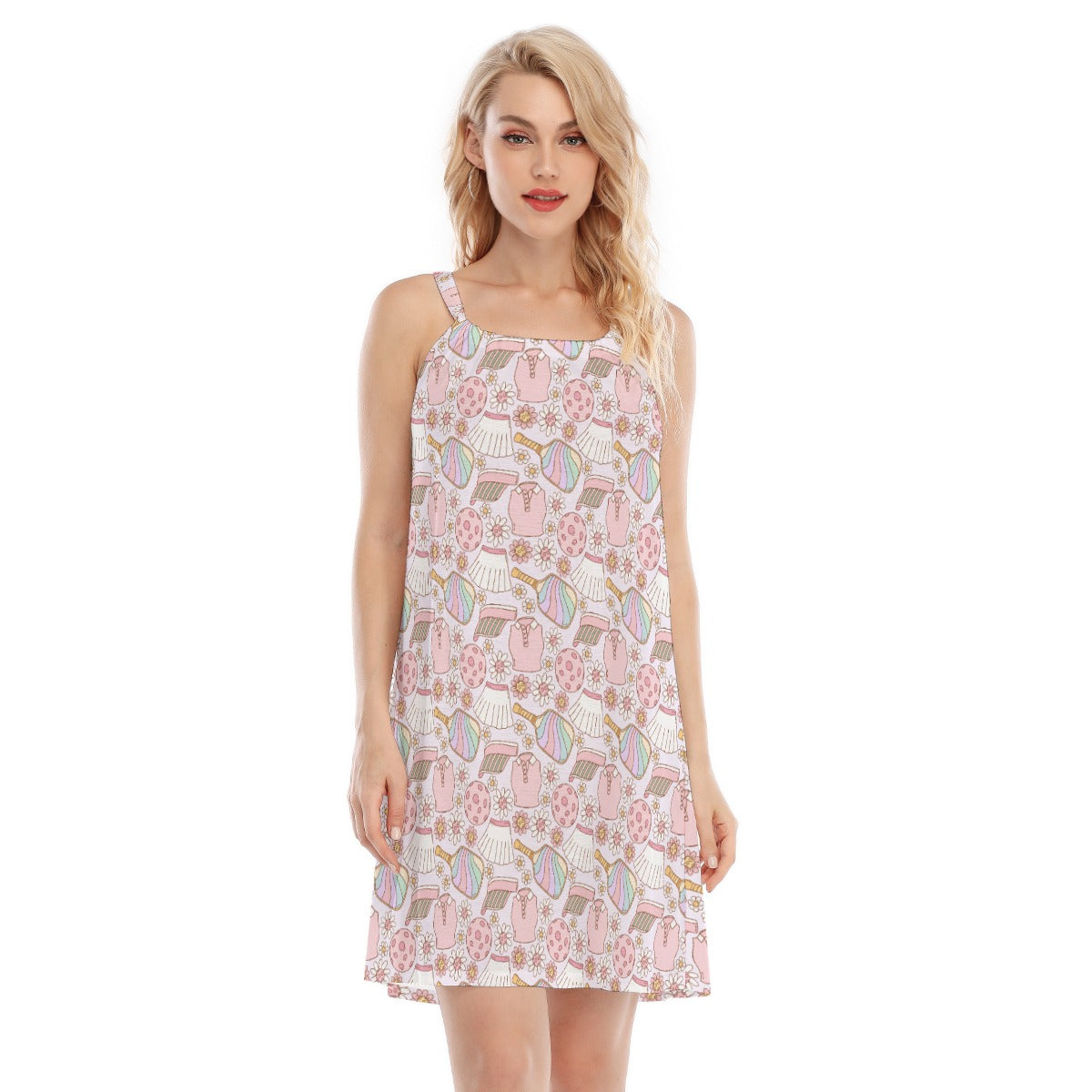 Rainbow Pickleball - Women’s Adjustable Sundress