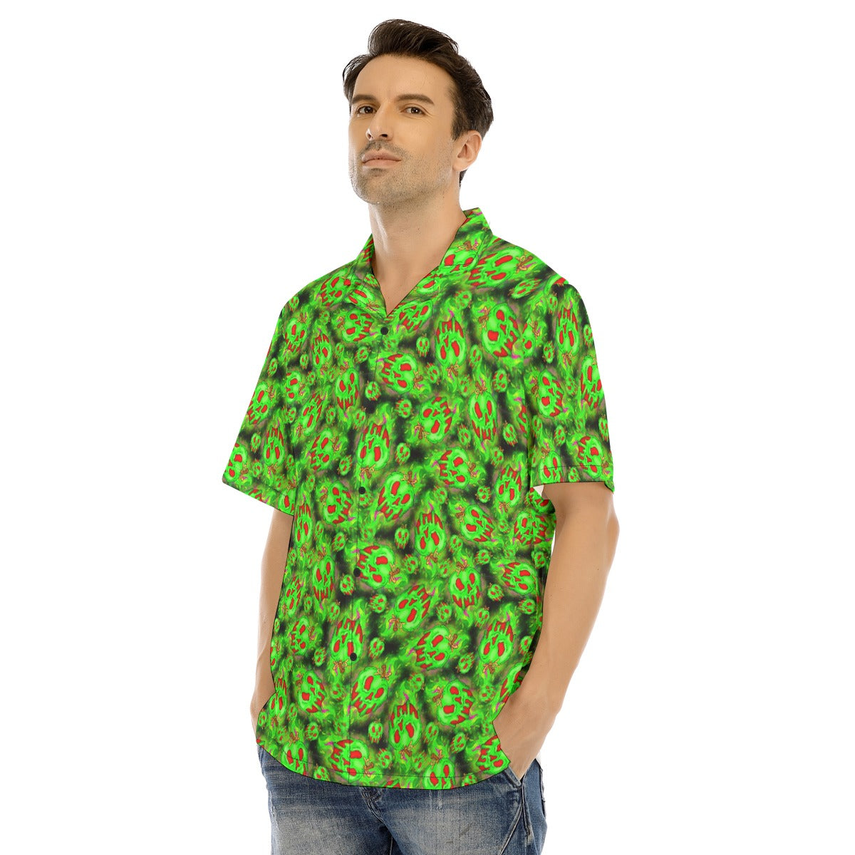 Just One Bite - Men's Hawaiian Button Up Shirt