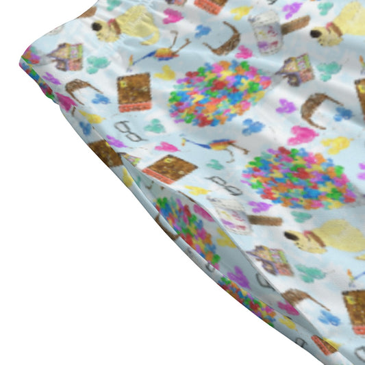 Up Adventure Icons - Women’s Pocket Midi Skirt