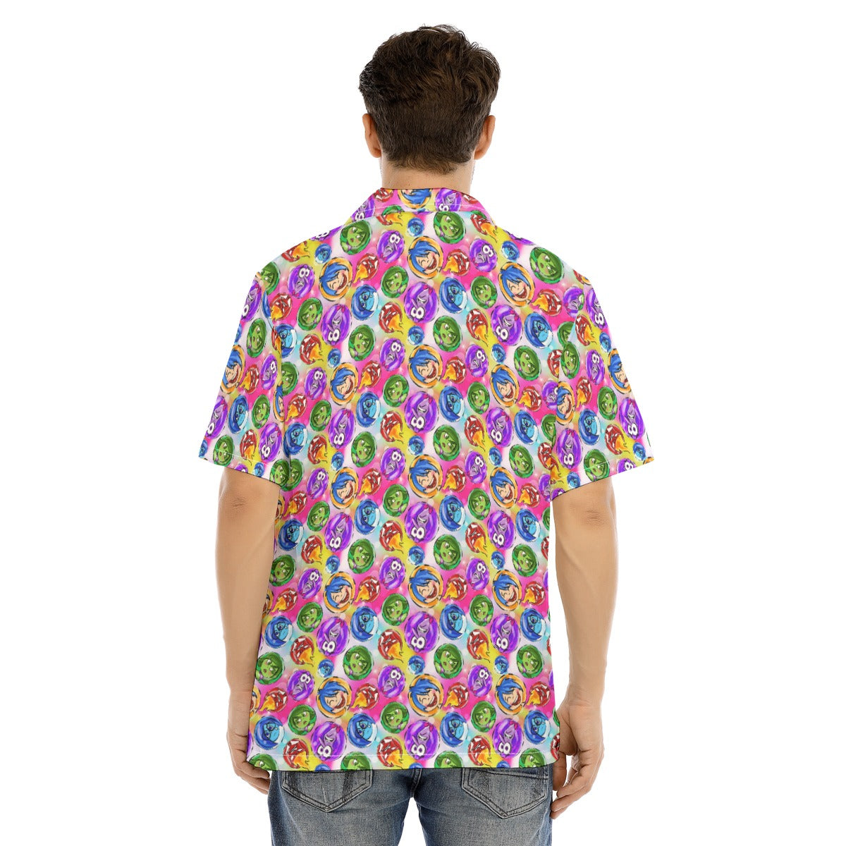 Inside Out Emotions - Men's Hawaiian Button Up Shirt