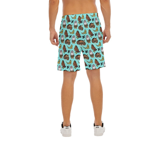 Shapeshifting Island Hero - Men’s Pocket Beach Shorts