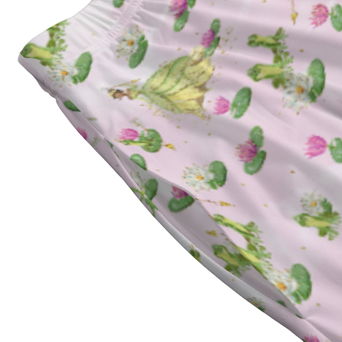 Watercolor Bayou Princess & Frog - Women’s Pocket Midi Skirt