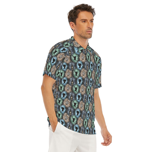 Starry Flight Silhouettes - Men's Polo Shirt