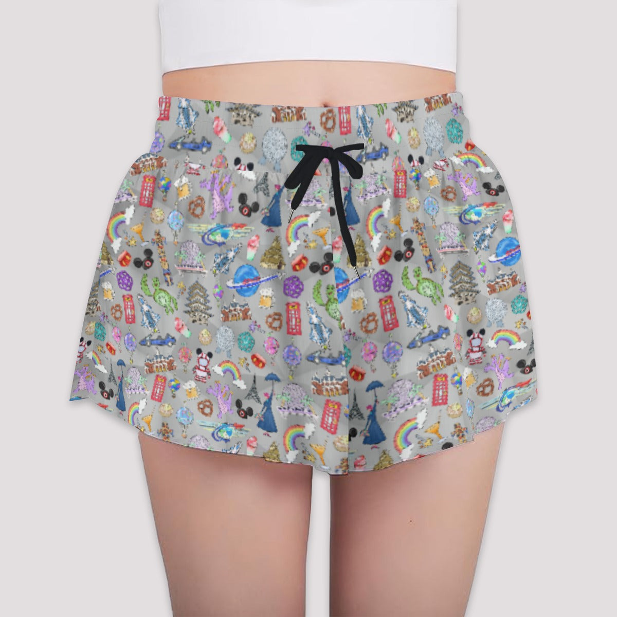 EC Around The World Experience - Girls’ Flowy Pocket Shorts