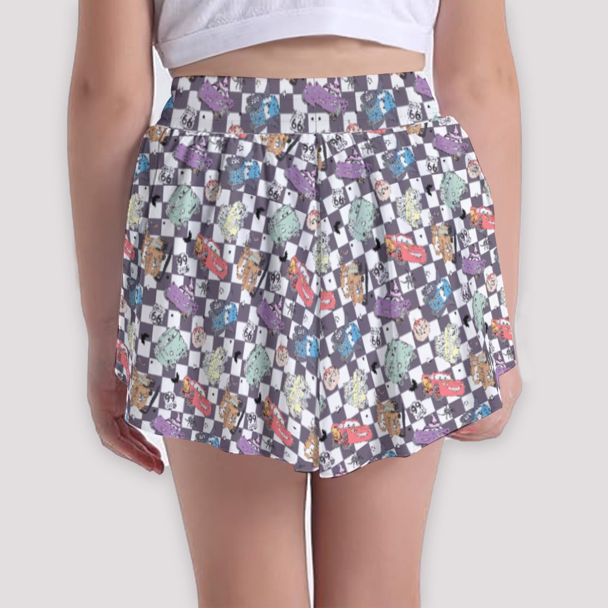 Halloween Racing Crew - Girls’ Flowy Pocket Shorts