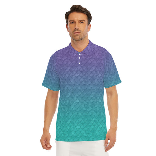 Dreamy Mermaid Scales - Men's Polo Shirt