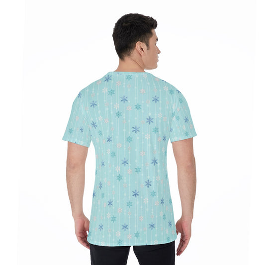 Ice Queen Snowflake Pattern - Men's Short Sleeve T-Shirt