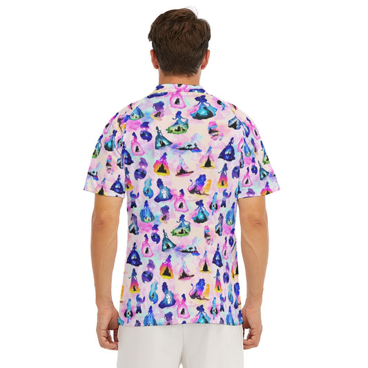 Princess And Classic Animation Silhouettes - Men's Polo Shirt