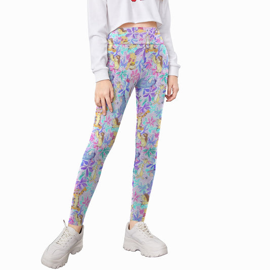 Storybook Friends in Bloom - Kid's Leggings