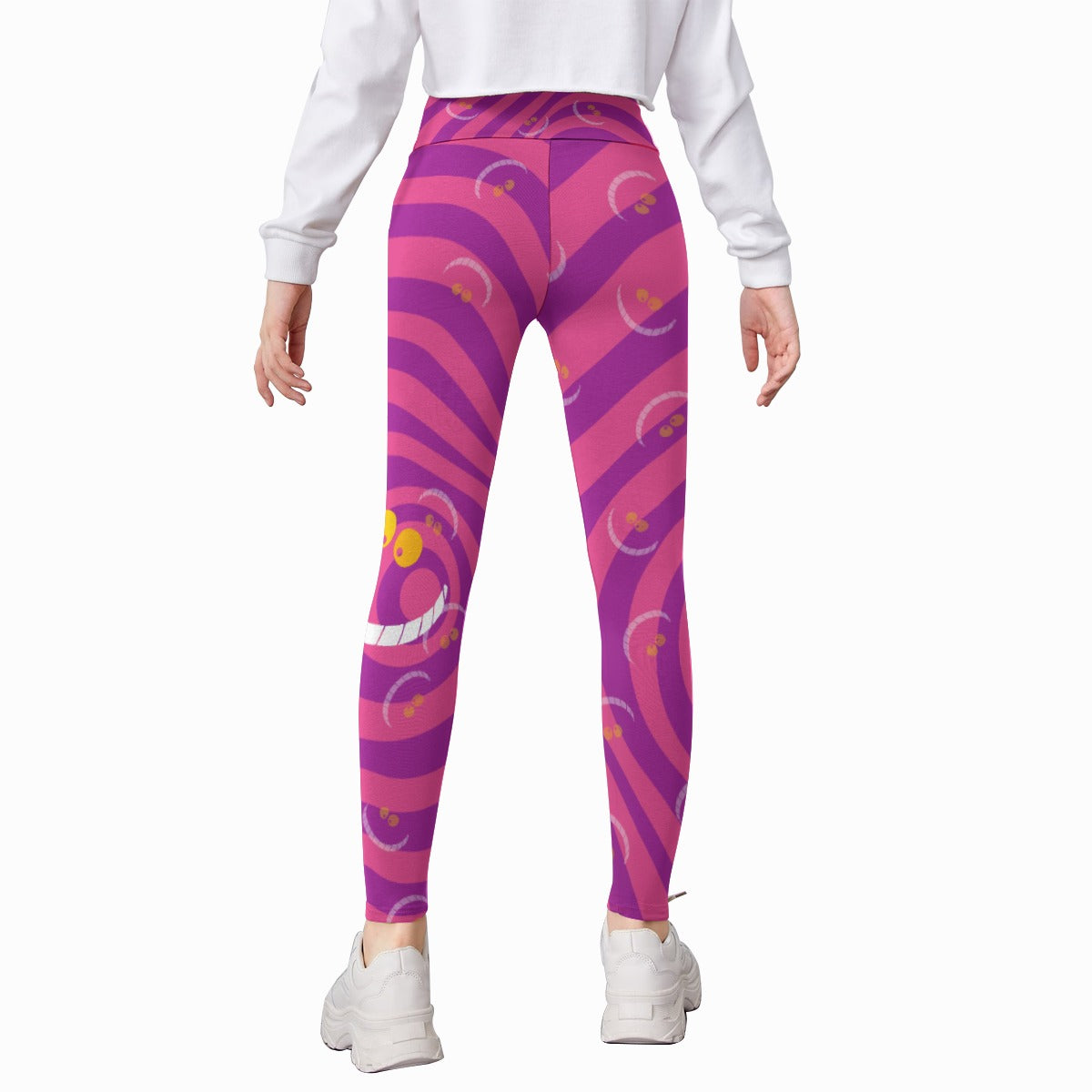 Whimsical Grinning Stripes - Kid's Leggings