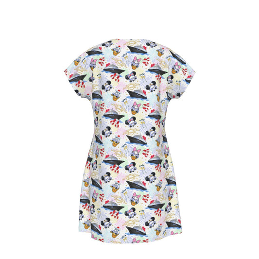 Wish Cruise Celebration - Women's T-Shirt Dress