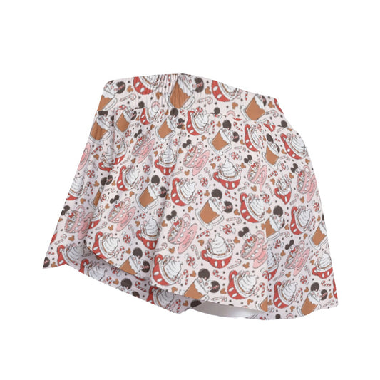 Magic Mouse Hot Chocolate - Women's Flowy Pocket Shorts