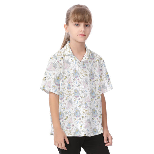 Happily Ever After Weddings - Kid's Hawaiian Button Up Shirt