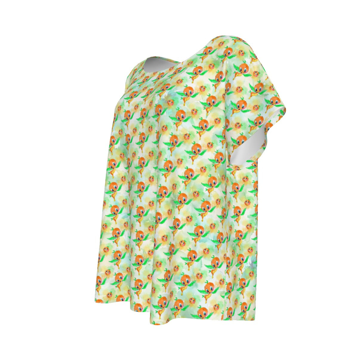 Sunny Citrus Thoughts - Women’s Relaxed Fit Scoop Tee