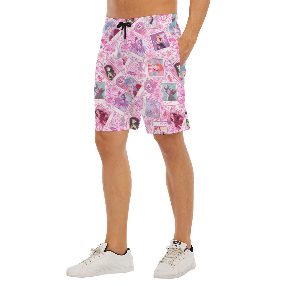 Poisoned Heart Villaintine - Men’s Pocket Beach Shorts