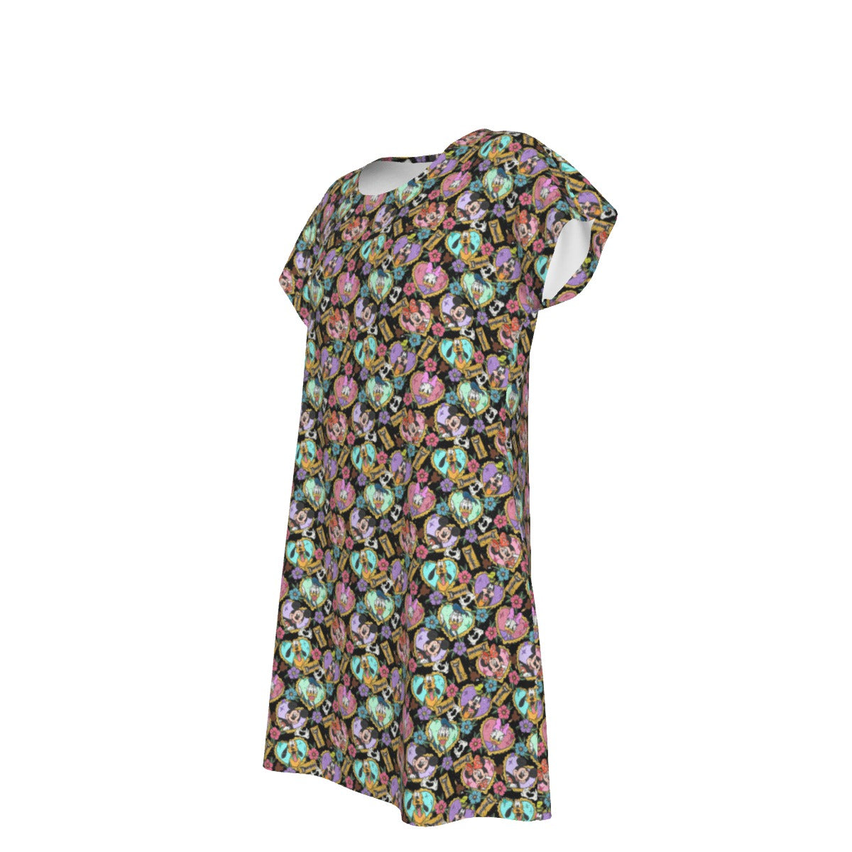 Tattoo Hearts Classic Crew - Women's T-Shirt Dress