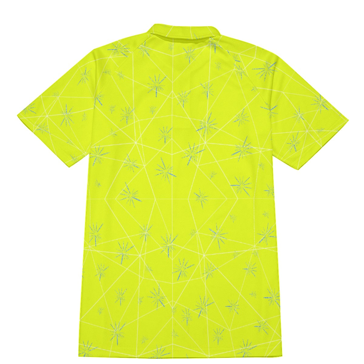 Joyful Blue & Yellow Florals - Men's Polo Shirt