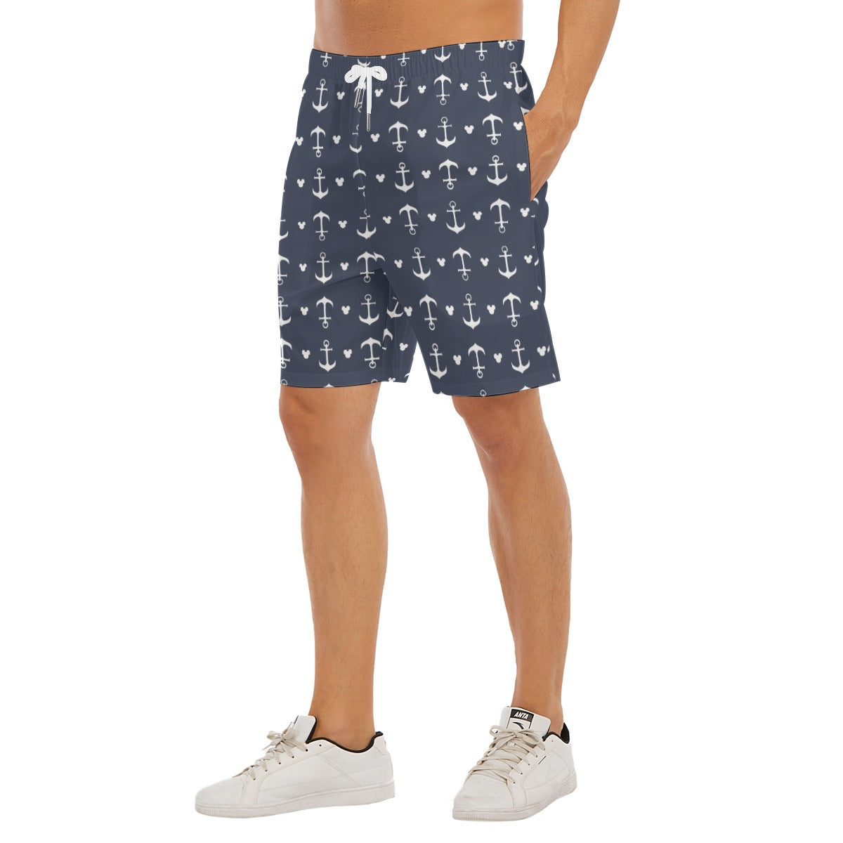 Anchors & Mouse Ears - Men’s Pocket Beach Shorts