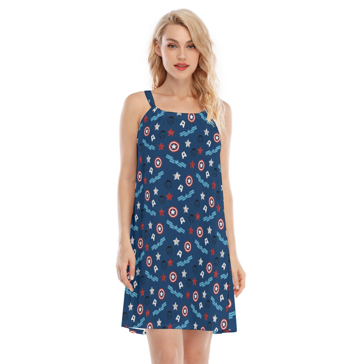 American Superhero - Women’s Adjustable Sundress