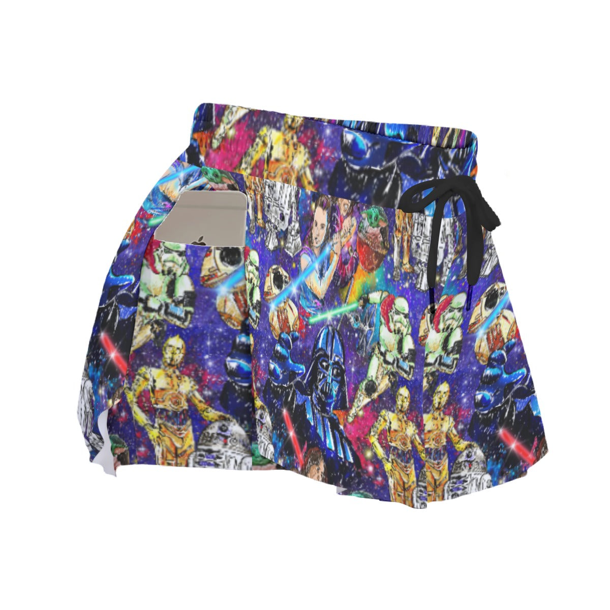 Galaxy Saga - Women's Flowy Pocket Shorts