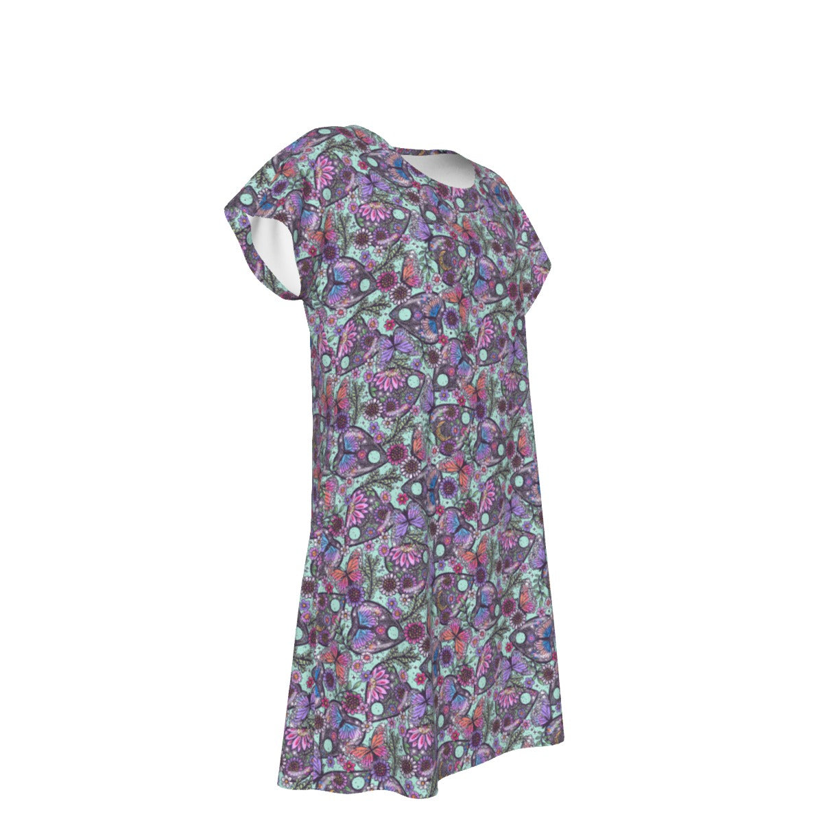 Butterfly Planchettes - Women's T-Shirt Dress