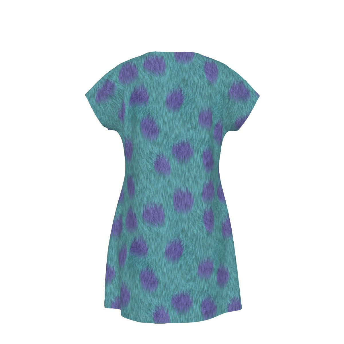 Turquoise Monster Spots - Women's T-Shirt Dress