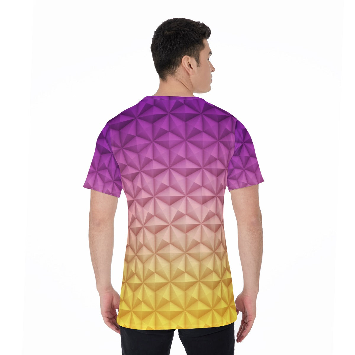 Geometric Spaceship Sphere - Men's Short Sleeve T-Shirt