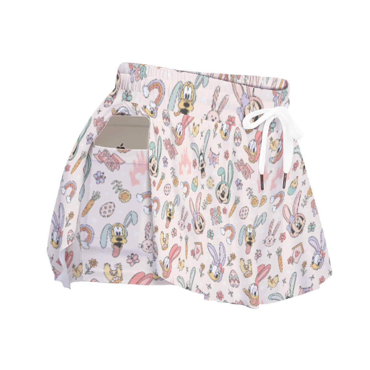 Springtime Friends Celebration Fun - Women's Flowy Pocket Shorts