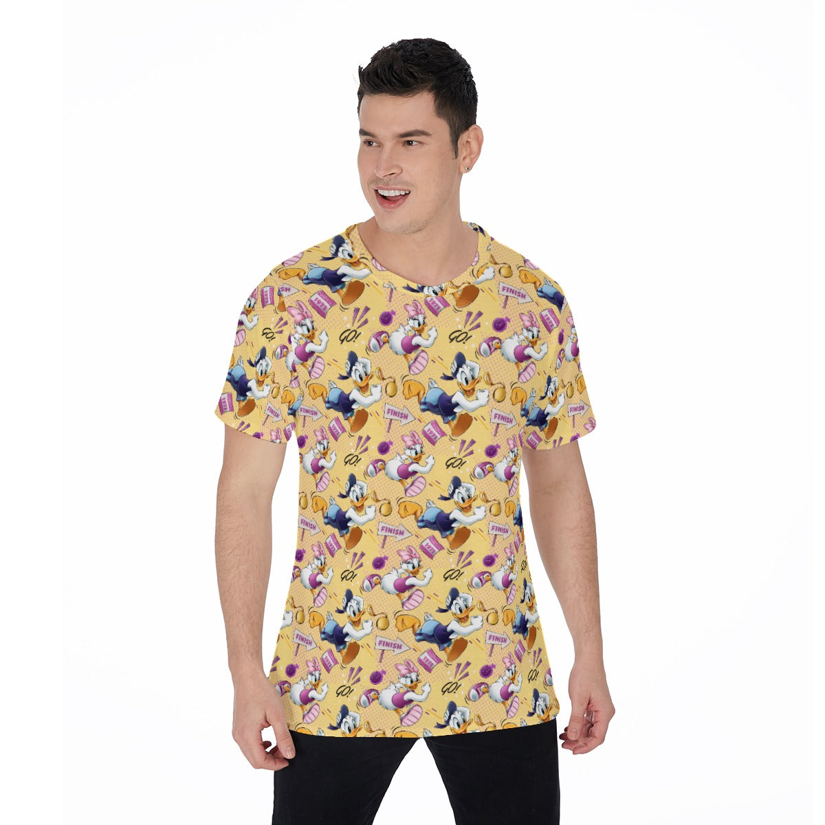 Feisty Marathon Match-Up - Men's Short Sleeve T-Shirt