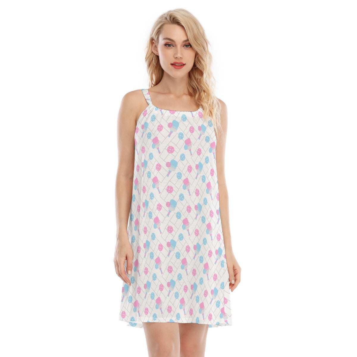 Pickleball Court Spin - Women’s Adjustable Sundress