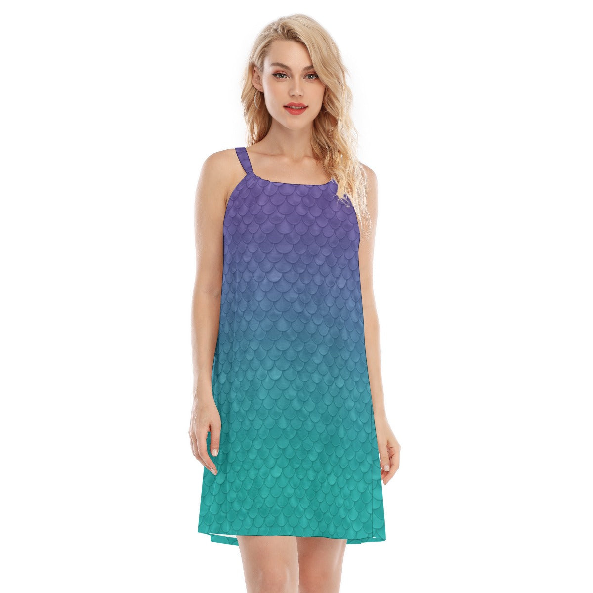 Dreamy Mermaid Scales - Women’s Adjustable Sundress