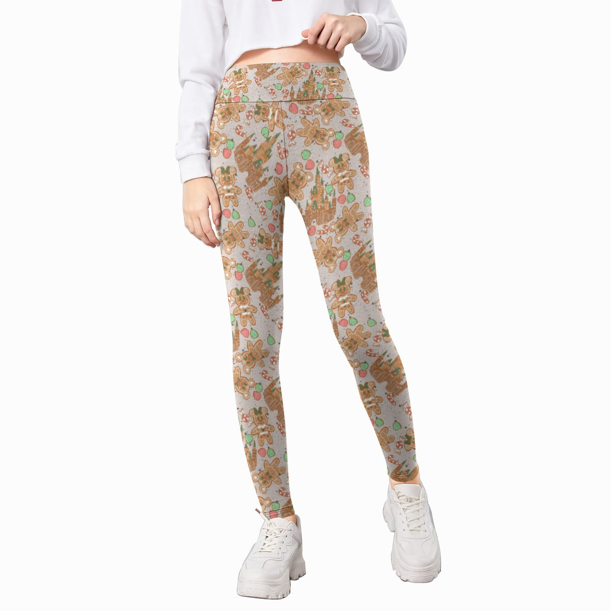 Festive Gingerbread Treats - Kid's Leggings