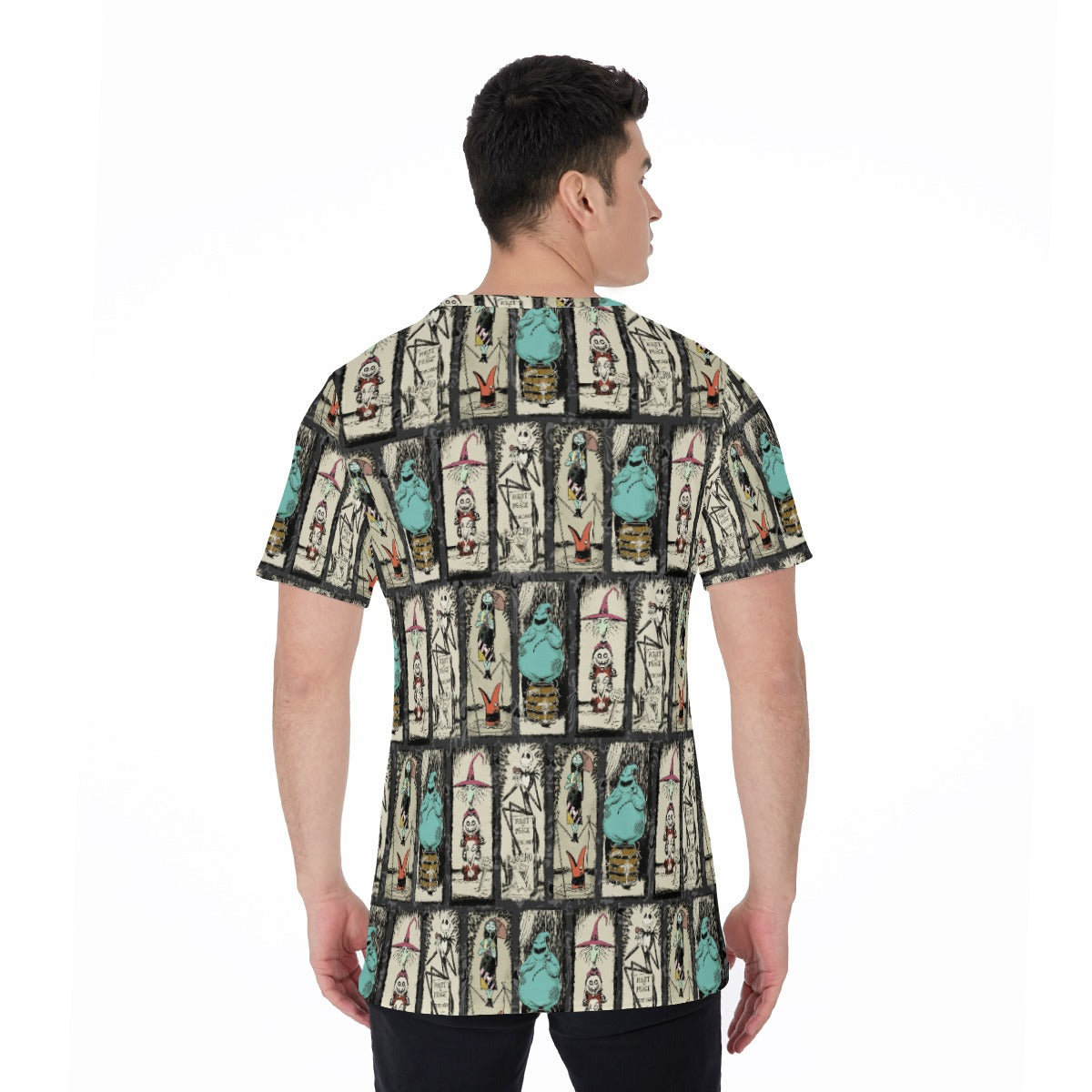 Stretching Haunted Nightmare - Men's Short Sleeve T-Shirt