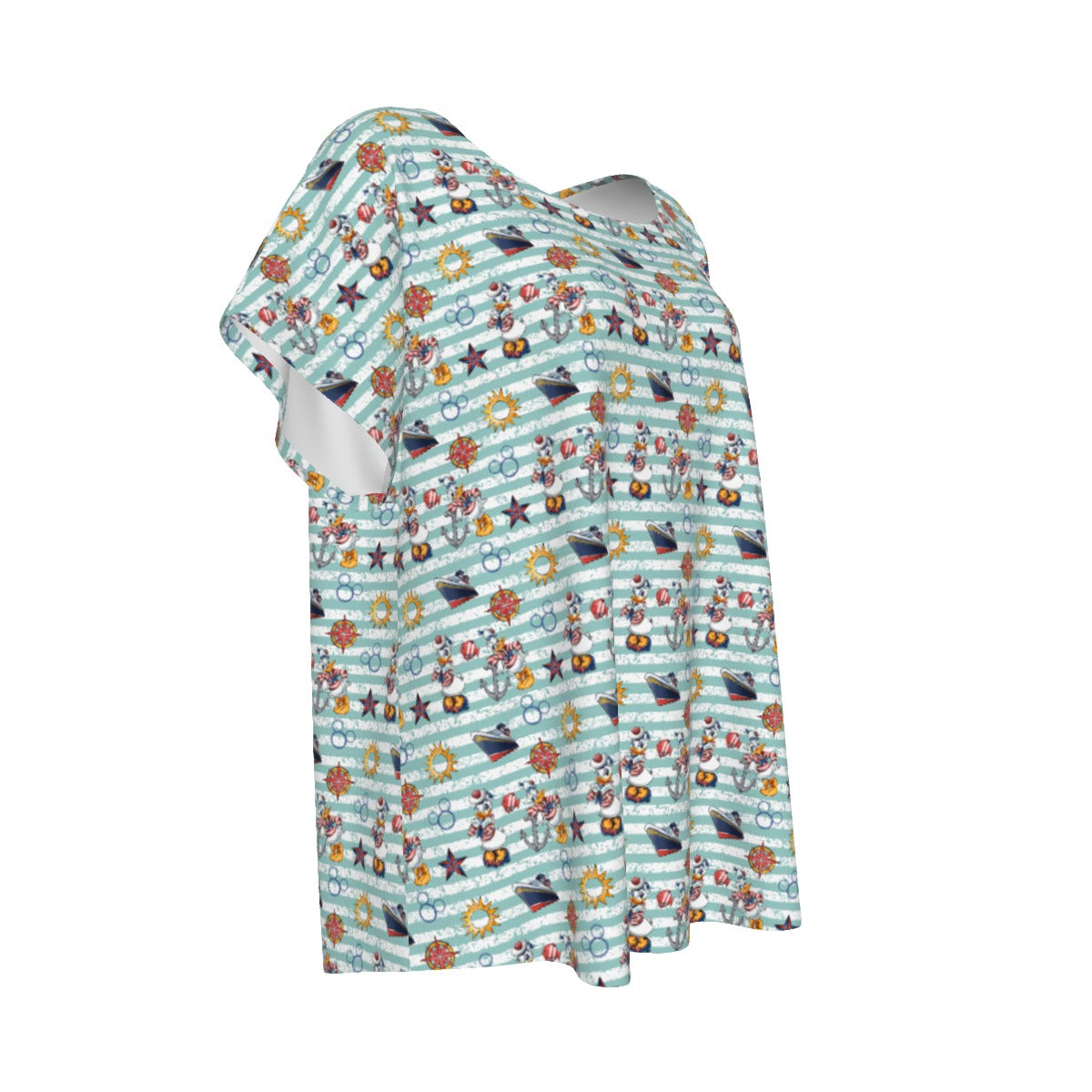 Sailor Duo on Deckaisy - Women’s Relaxed Fit Scoop Tee